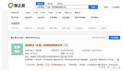 海南三亞出現(xiàn)4家空前巨額投資公司,注冊資本都是9500億歐元